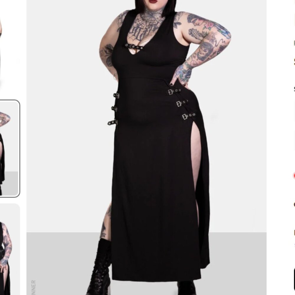Rosetta Buckle Dress By Forest Ink